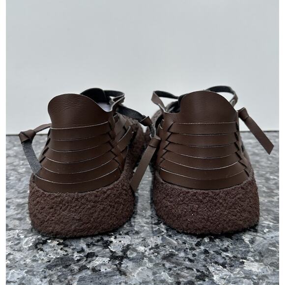Malibu - Latigo Woven Faux Leather Sandals - Men - Dark brown Men’s Size 10 main image 6
